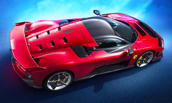 Ferrari F80 Schräg von oben