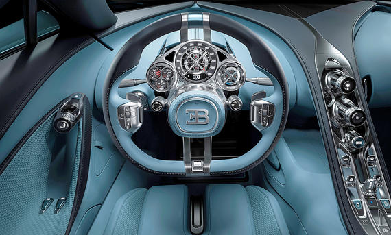 Das Cockpit des Bugatti Tourbillon (2026)