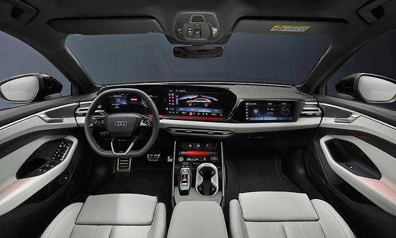 Das Cockpit des Audi A6 Avant (2025).