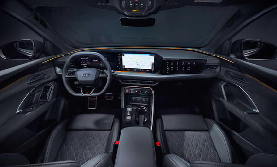 Audi Q5 (2025); Interieur; Innenraum; Innenansicht; Cockpit; Armaturen; Lenkrad