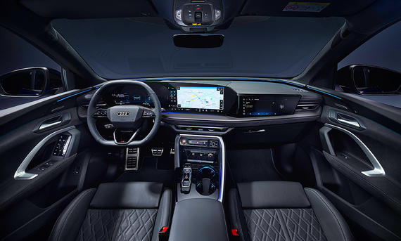 Audi SQ5 (2025); Innenraum; Innenansicht; Interieur; Cockpit; Armaturen; Lenkrad