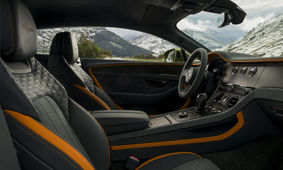 Das Interieur des Bentley Continental GT.