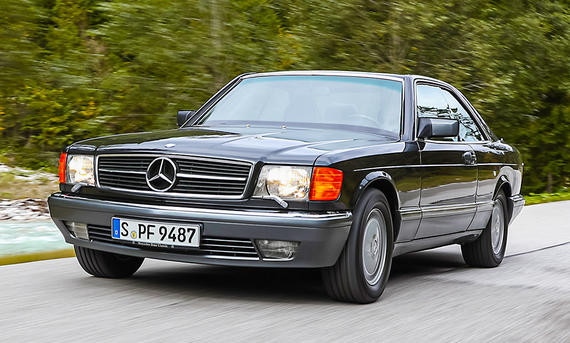 Mercedes C126 Frontansicht 