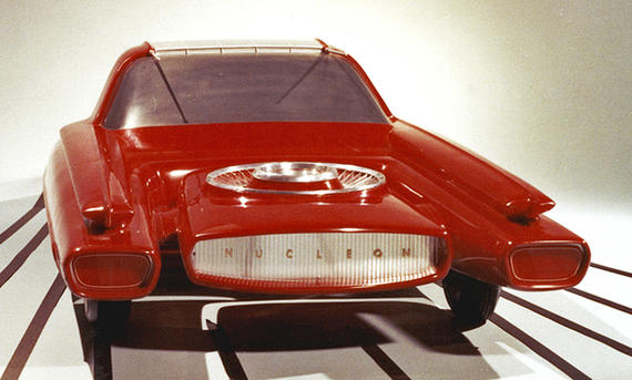 Das Heck des Ford Nucleon (1958).