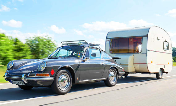 Porsche 912 (1965) Frontansicht fahrend