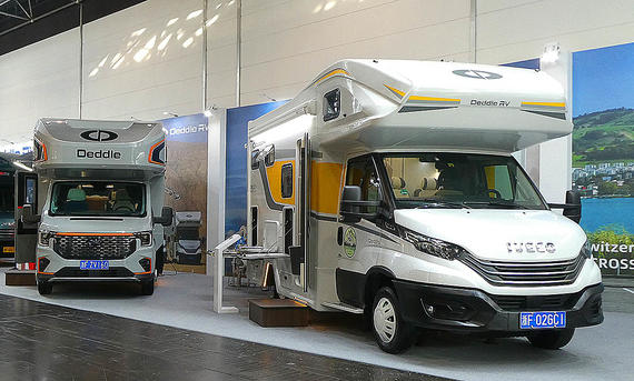 Trends auf dem Caravan Salon 2024; Deddle RV-Stand auf dem Caravan Salon 2024