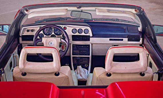 Das Cockpit des Treser Audi Quattro Roadster