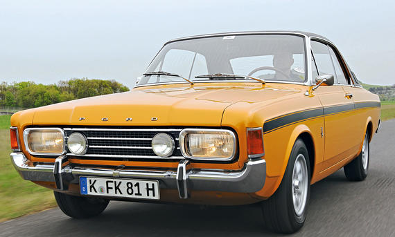 Bilder Ford 17M RS 2300 S Hardtop 1968-1971 Sport Mittelklasse Test Kühlergrill