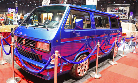 Der VW T3 R36 stehend von vorne