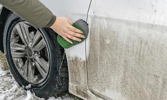 Hand wash in winter.