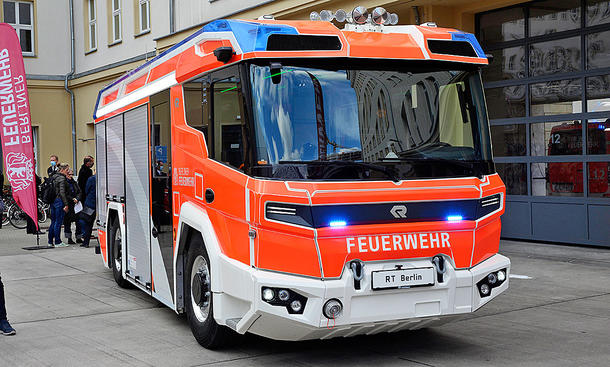 Elektro-Feuerwehrauto in Berlin: eLHF