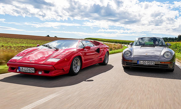 Lamborghini Countach/Porsche 959: Classic Cars