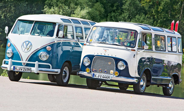 VW T1 Samba Bulli/Ford Transit Panorama: Classic Cars