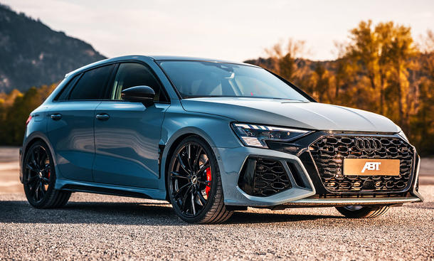 Abt RS3-S (2024); Kompaktsportler; Kompaktklasse; Außenansicht; Tuning; getuntes Auto; Frontansicht