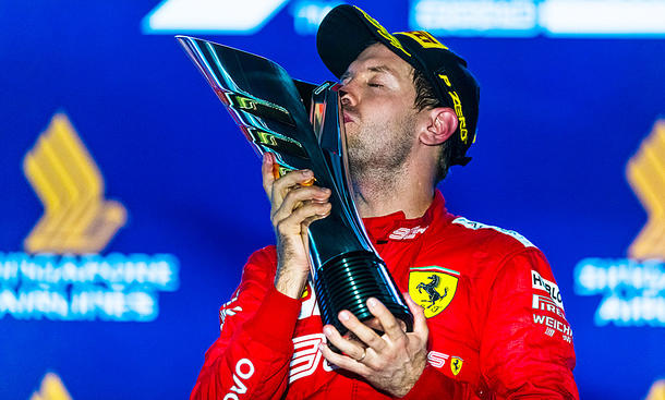 Erster Saisonsieg für Vettel in Singapur
