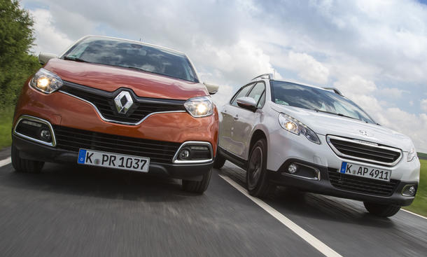 Vergleich Peugeot 08 Und Renault Captur Im Crossover Test 13