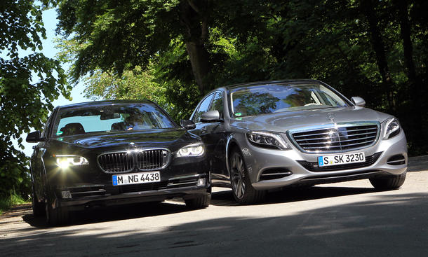 Mercedes S 500 Vs Bmw 750li Vergleichstest Luxuslimousinen