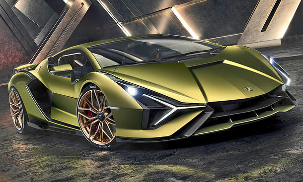 Hybrid-Power im Lamborghini Sián