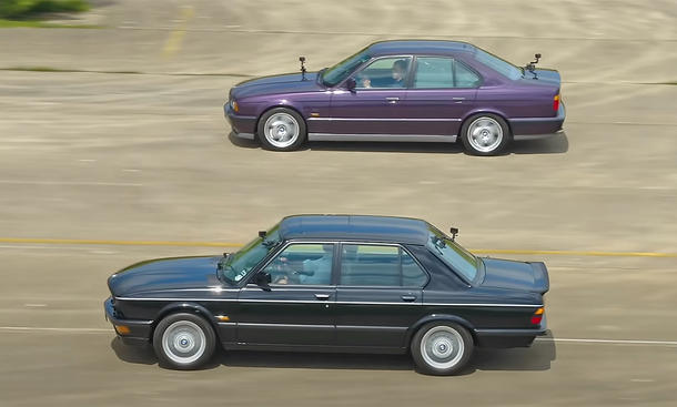 Bmw M5 E28 E34 E39 E60 F10 F90 Im Dragrace Video Autozeitung De