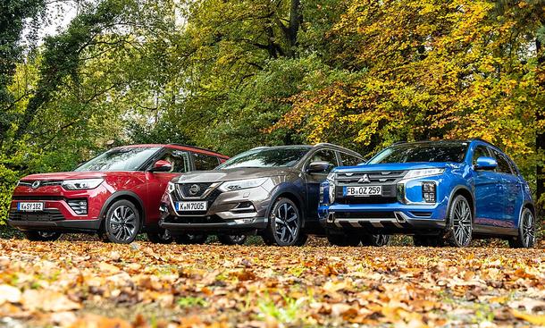 Der neue Mitsubishi ASX im Vergleichstest