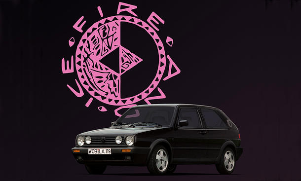 VW Golf II Fire and Ice