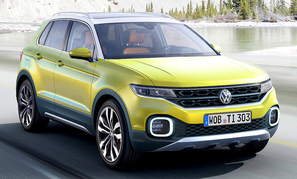 VW Polo-SUV (2018): Neue Fotos vom T-Cross | autozeitung.de