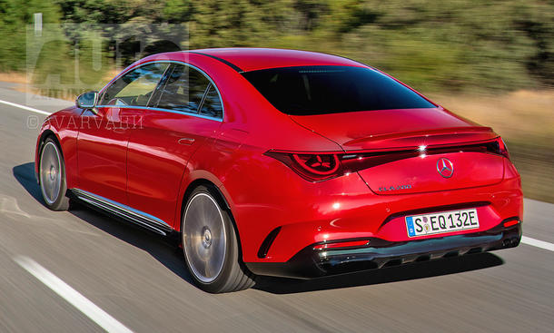 Neuer Mercedes CLA (2025): Erste Testfahrt im Elektro-Prototyp ...