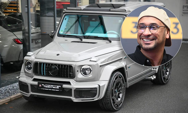 Brabus 800 von JP Kraemer in Frontansicht, schräg; eingeklinkt das Bild von JP Kraemer.