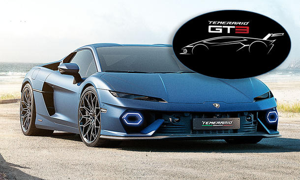 Lamborghini Temerario (2024) mit GT3-Skizze