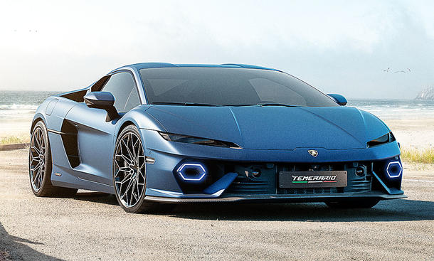 Lamborghini Temerario (2024); statisch von vorne links