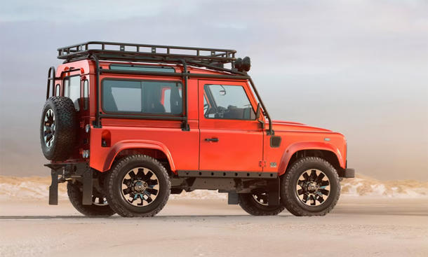 Land Rover Defender Classic: Defender 90 Seitenansicht