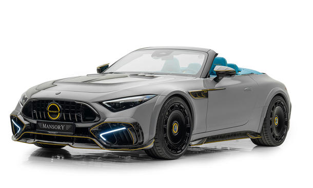 Mercedes-AMG SL 63 mit Tuning von Mansory: Widebody schräg vorne