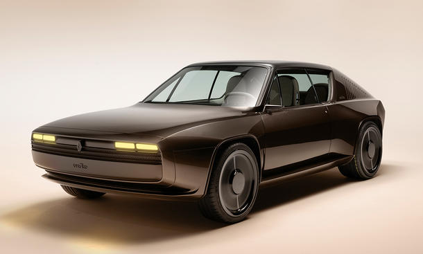 Renault 17 Electric Restomod X Ora Ito: Frontansicht schräg