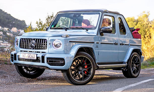 Refined Marques G 63 Cabriolet; statisch von vorne rechts