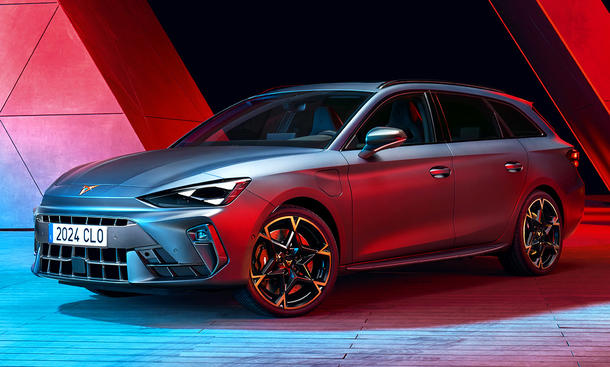 Platz 11: Cupra Leon Sportstourer VZ 2.0 TSI; statisch von vorne links