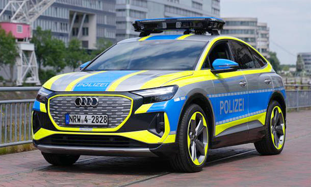 Audi Q4 E-tron Als Streifenwagen | Autozeitung.de