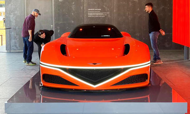 Genesis X Gran Berlinetta Concept (2024), frontal