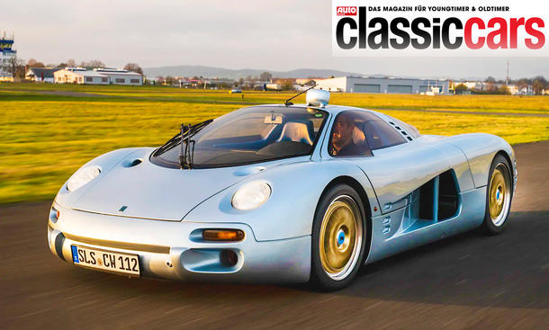 Isdera Commendatore 112i Frontansicht fahrend