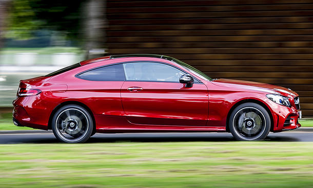 Neue Mercedes C Klasse Coupé Facelift 2018 Testfahrt 