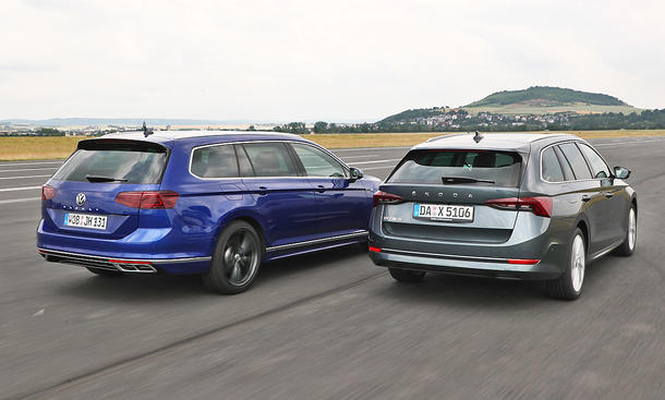 Vw Passat Variant Skoda Octavia Combi Vergleich Autozeitung De