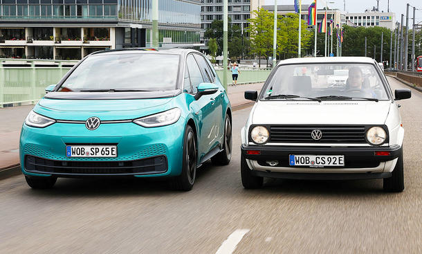 VW ID.3/VW Golf 2 CitySTROMer: Vergleich