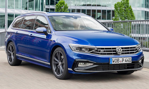 Neues Vw Passat Facelift 2019 Erste Testfahrt Autozeitung De