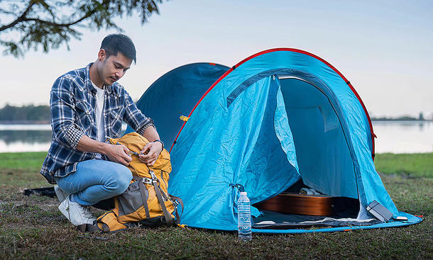 Sicher Campen mit dem Zelt: Kauf-Tipps