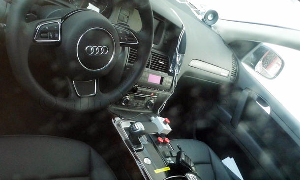 Audi Q7 14 Erlkonig Zeigt Innenraum Elemente Vor Iaa Debut