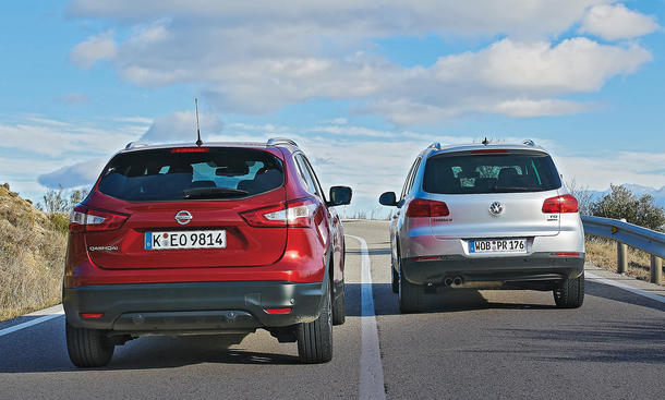 Qashqai vs tiguan