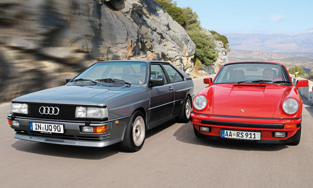 Audi quattro 20V/Porsche 911 Carrera 3.2: Classic Cars