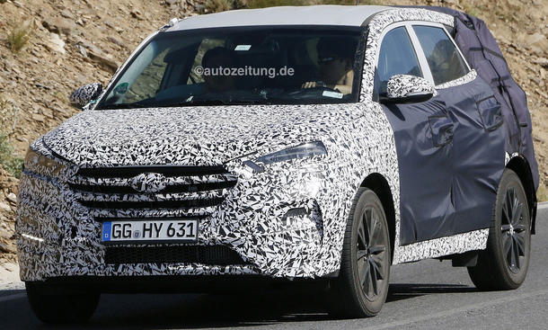 Hyundai Ix35 15 Suv Erlkonig Mit Brennstoffzelle Erwischt