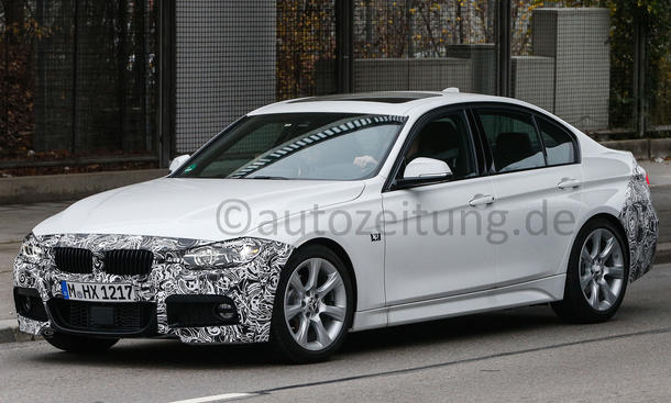 Bmw 3er Facelift 2015 Neuer Erlkönig Zeigt Plug In Hybriden