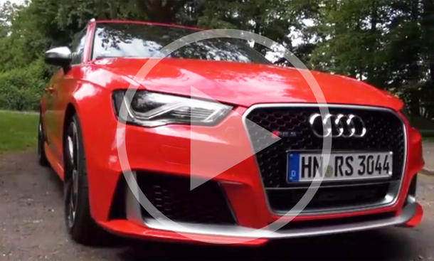 Audi RS 3 Sportback 2015 im Video